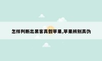 怎样判断出黑客真假苹果,苹果辨别真伪