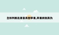 怎样判断出黑客真假苹果,苹果辨别真伪