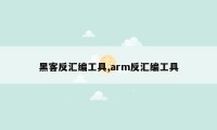 黑客反汇编工具,arm反汇编工具