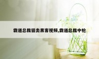 霸道总裁狙击黑客视频,霸道总裁中枪