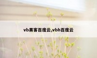 vb黑客百度云,vbh百度云