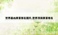 世界最凶黑客排名图片,世界顶级黑客排名