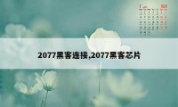 2077黑客连接,2077黑客芯片