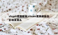 steam更换邮箱,steam更换邮箱会影响交易么